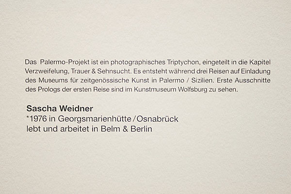 Documentation Ease and eagerness, Kunstmuseum Wolfsburg